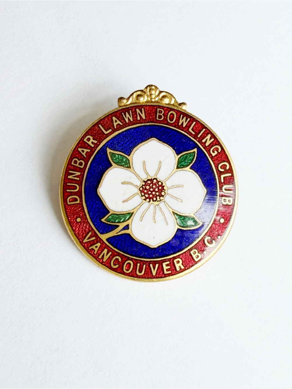 Vintage Lawn Bowling Club Pin